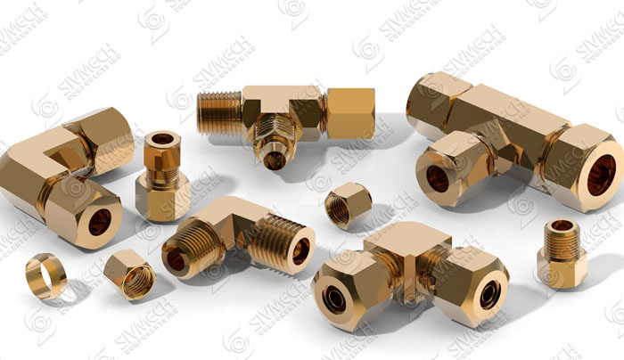 Lead Free Brass Compression Fittings