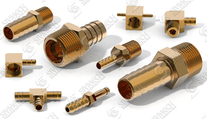 Lead Free Brass Hose Barb Fittings